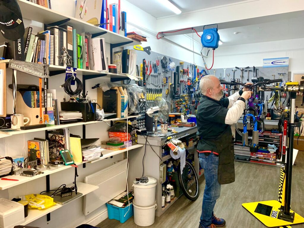 bike puncture repair shop near me